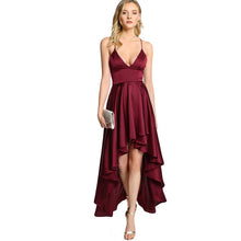 Party Dress Deep V Neck Spaghetti Strap