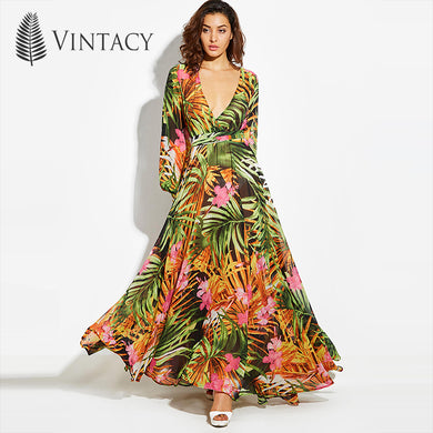 Fashion women summer maxi beach dress