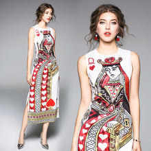 New Fashion Women Long Dress Printing Pocket Elegant