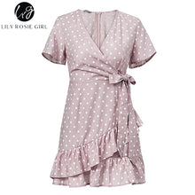Lily Rosie Girl 2018 Deep v neck ruffle